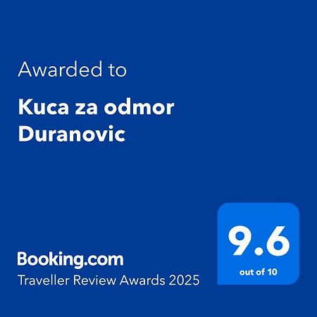 Kuca Za Odmor Duranovic Apartment คลาโดโว ภายนอก รูปภาพ